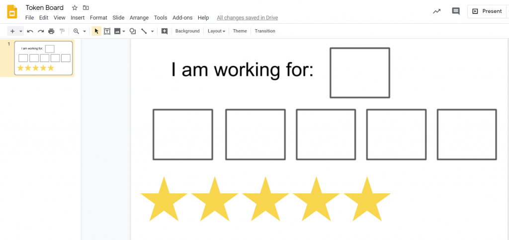 How to Create a Digital Token Board Using Google Slides • Region 13's Blog