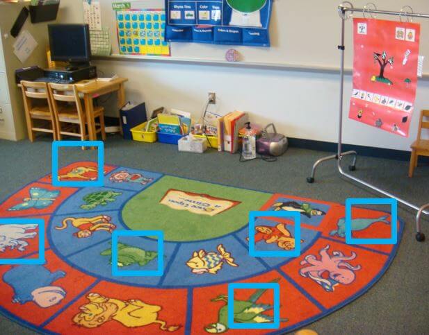 Classroom Setup during COVID: Floor Tape