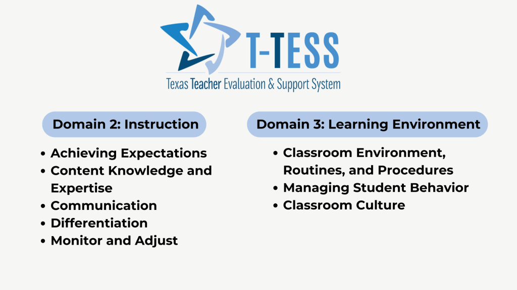 T-TESS Domain 2 and 3