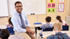 teacher in classroom