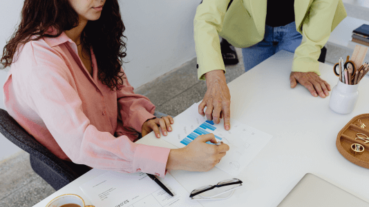 Colleagues calibrating for TIA Systems