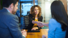 aspiring superintendent in an interview