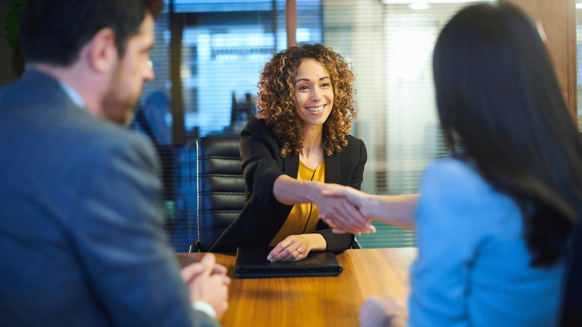 aspiring superintendent in an interview