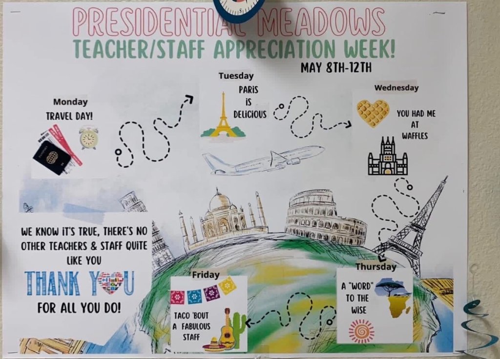 Teacher/Staff Appreciation Week Poster