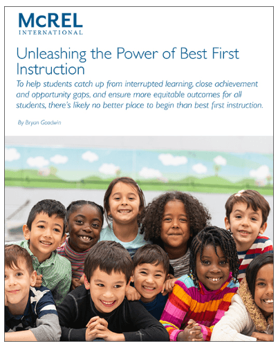 McREL Best First Instruction