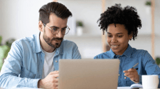 teacher helping another teacher